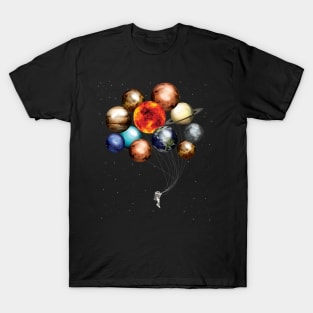 Astronaut Balloons T-Shirt